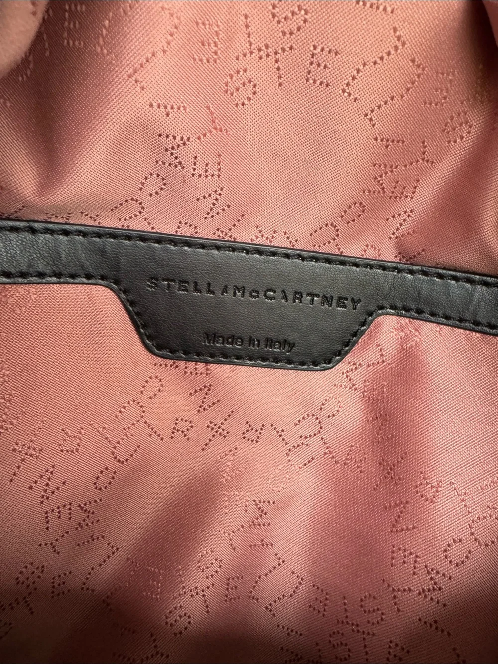 Stella McCartney Falabella Black Mini Star-Studded Backpack with COA